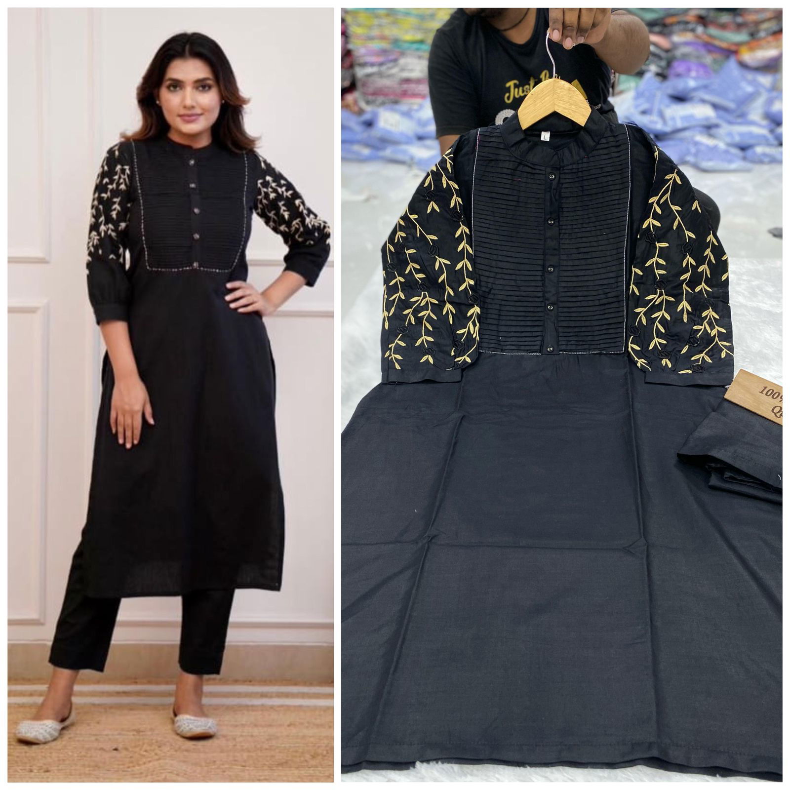  Kachuko By Tdg Heavy Rayon Cotton Kurti With Bottom Catalog